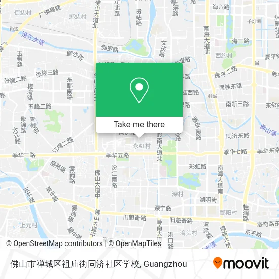 佛山市禅城区祖庙街同济社区学校 map