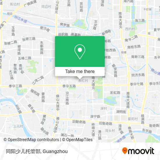 同阳少儿托管部 map