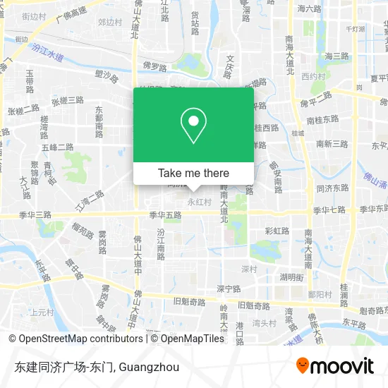 东建同济广场-东门 map