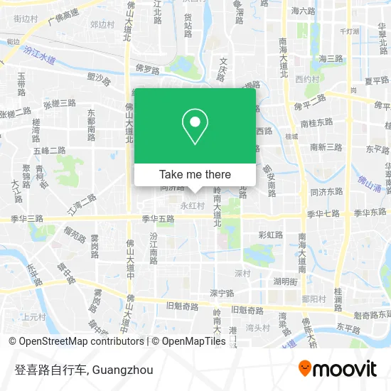 登喜路自行车 map