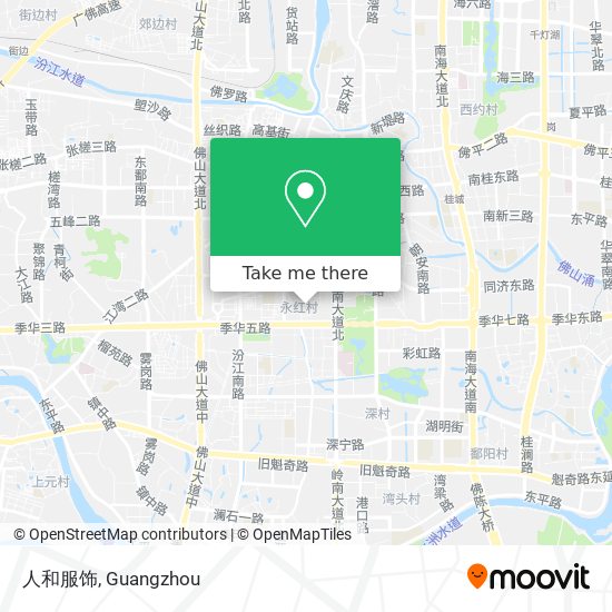 人和服饰 map