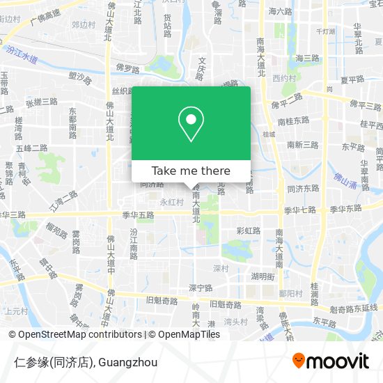 仁参缘(同济店) map