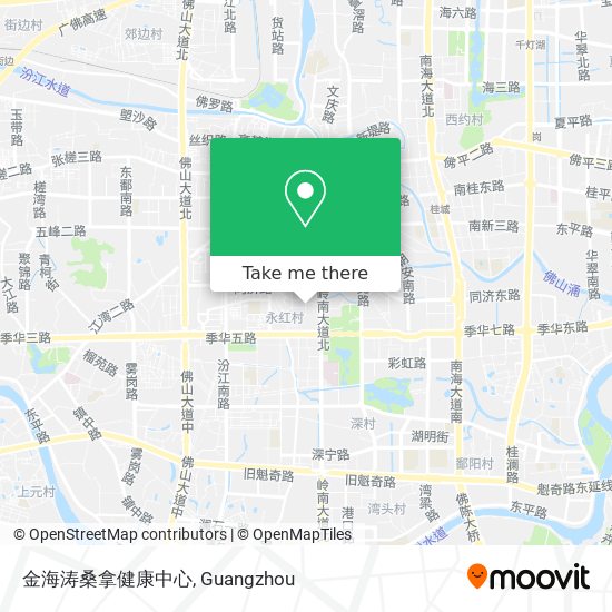金海涛桑拿健康中心 map