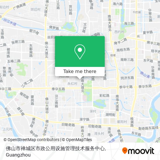 佛山市禅城区市政公用设施管理技术服务中心 map