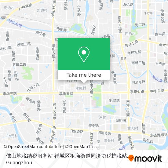 佛山地税纳税服务站-禅城区祖庙街道同济协税护税站 map