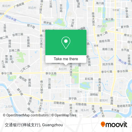 交通银行(禅城支行) map