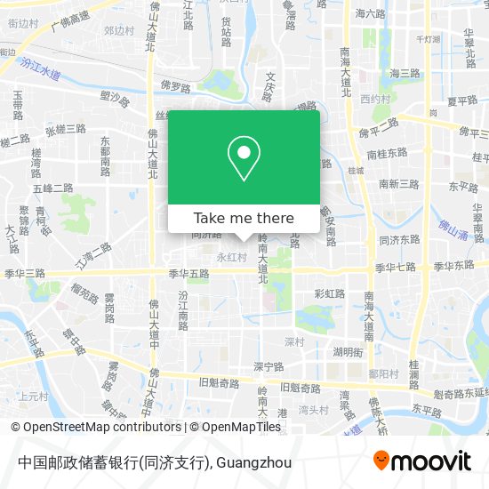 中国邮政储蓄银行(同济支行) map