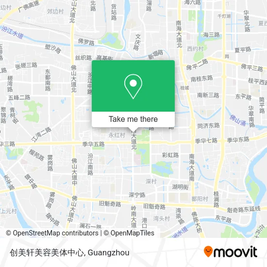 创美轩美容美体中心 map
