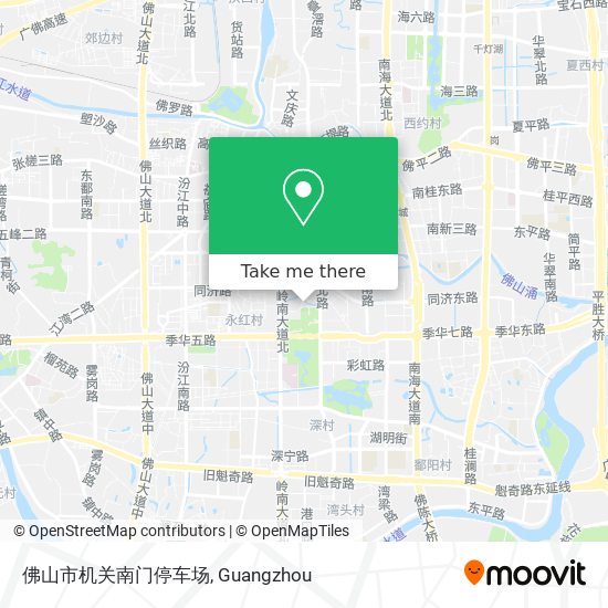 佛山市机关南门停车场 map