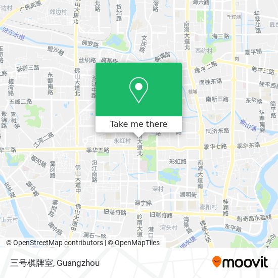三号棋牌室 map