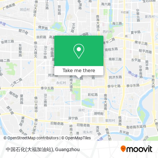 中国石化(大福加油站) map