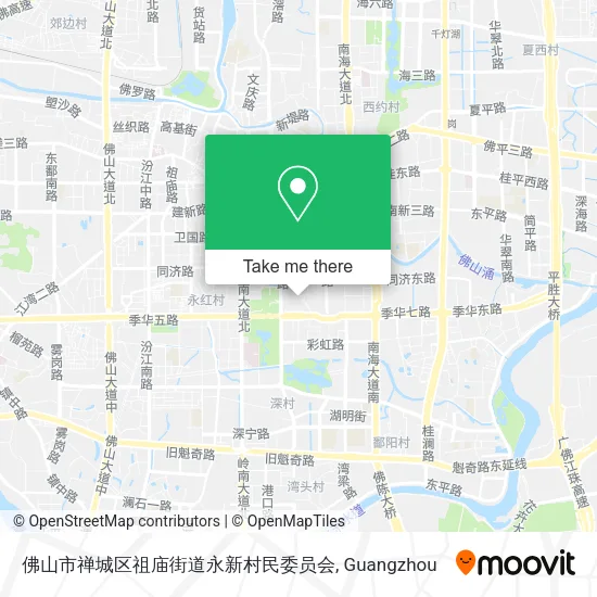 佛山市禅城区祖庙街道永新村民委员会 map