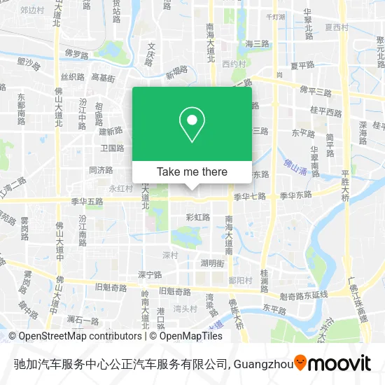 驰加汽车服务中心公正汽车服务有限公司 map