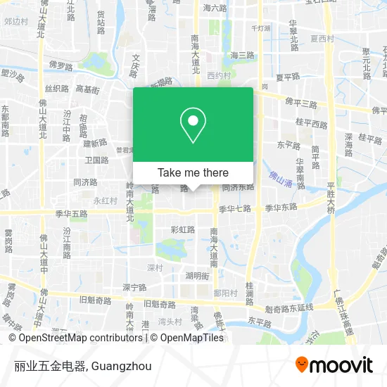丽业五金电器 map