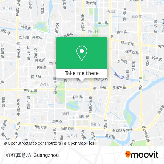 红红真意坊 map