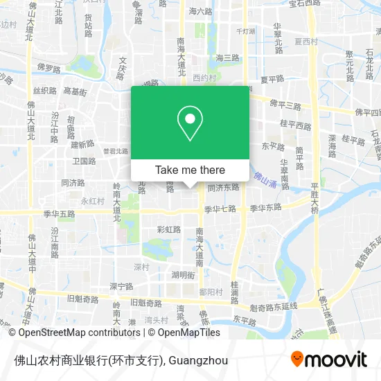 佛山农村商业银行(环市支行) map