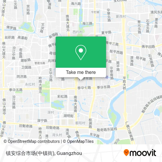 镇安综合市场(中镇街) map