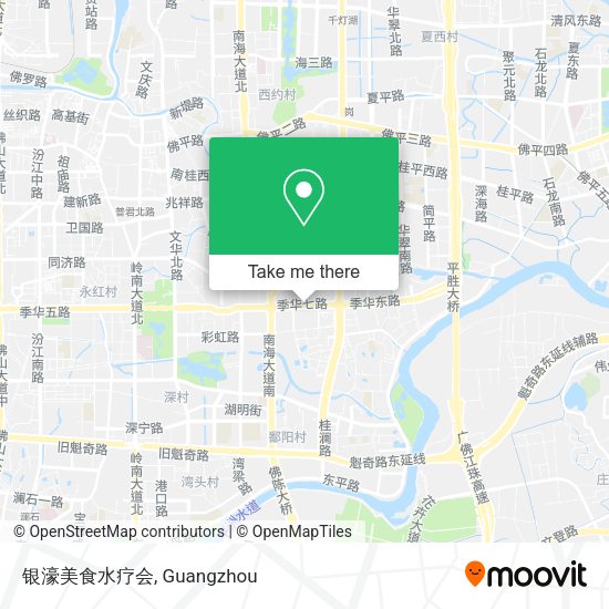 银濠美食水疗会 map