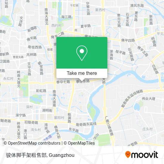 骏体脚手架租售部 map