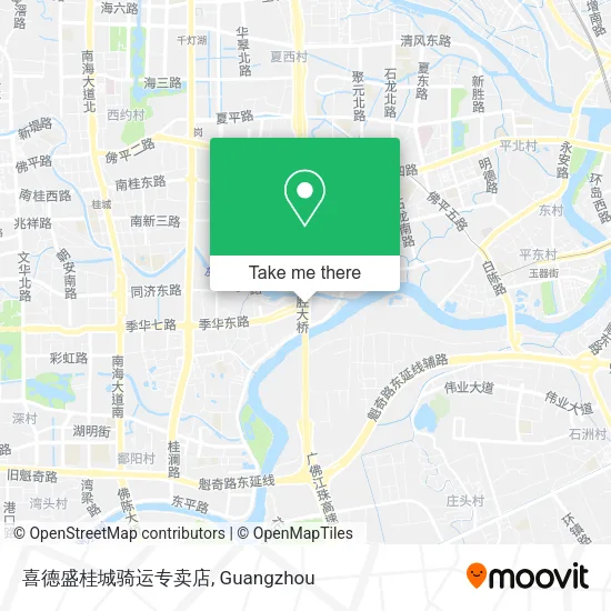 喜德盛桂城骑运专卖店 map