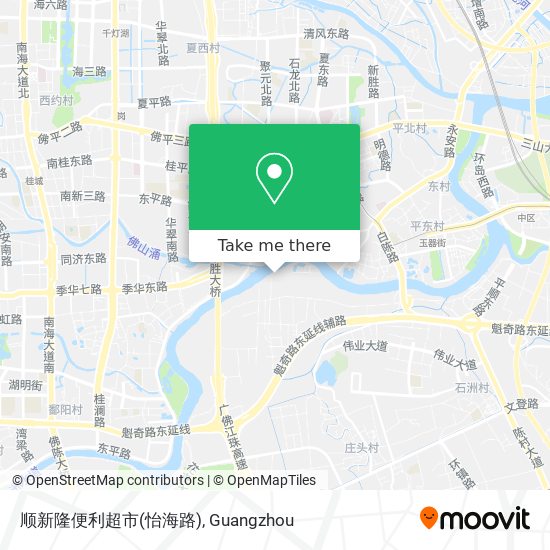 顺新隆便利超市(怡海路) map