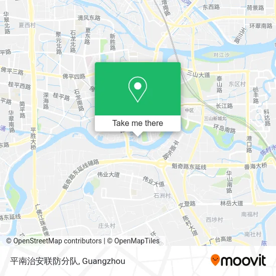 平南治安联防分队 map