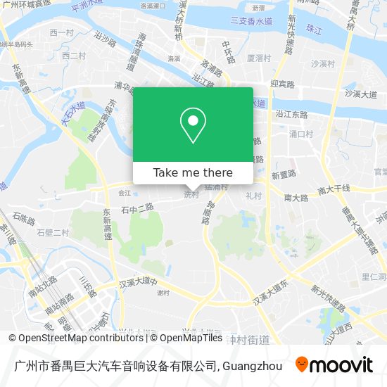 广州市番禺巨大汽车音响设备有限公司 map