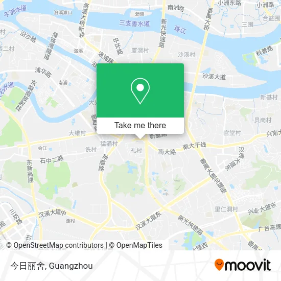 今日丽舍 map
