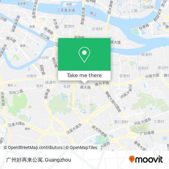 广州好再来公寓 map