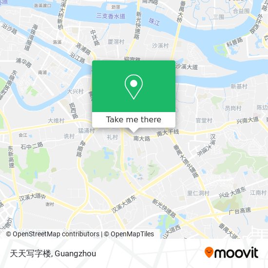 天天写字楼 map