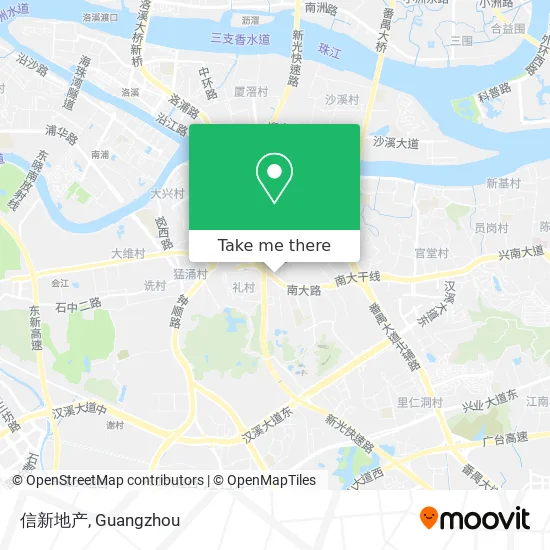信新地产 map