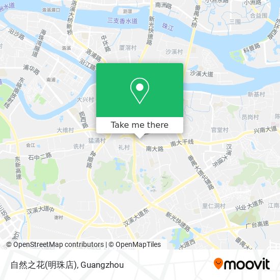 自然之花(明珠店) map