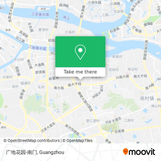 广地花园-南门 map