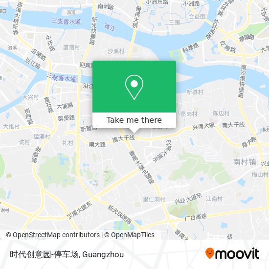 时代创意园-停车场 map