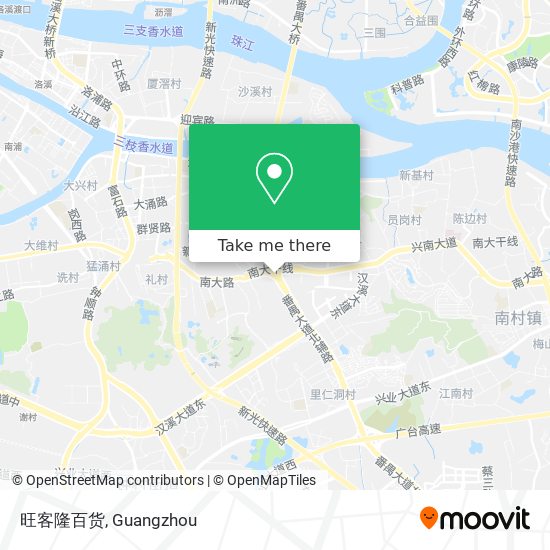 旺客隆百货 map