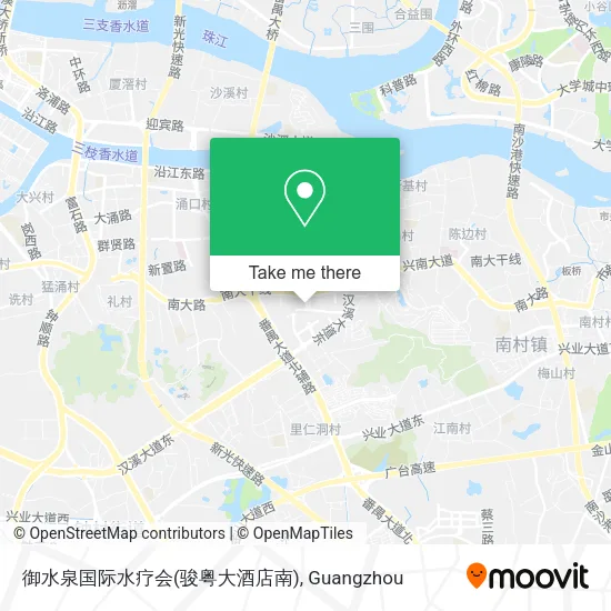 御水泉国际水疗会(骏粤大酒店南) map