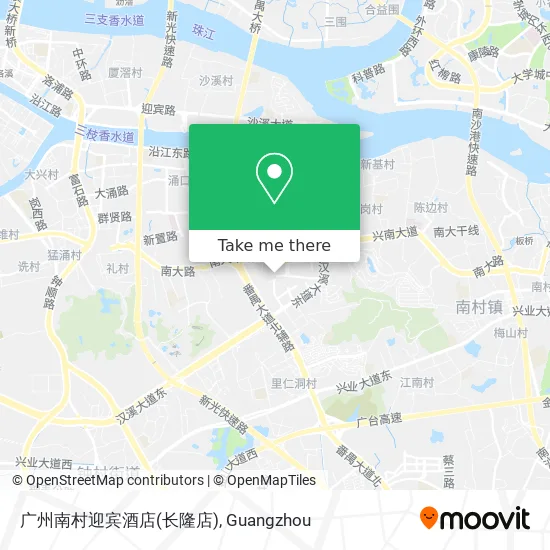 广州南村迎宾酒店(长隆店) map