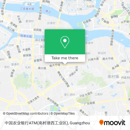 中国农业银行ATM(南村塘西工业区) map