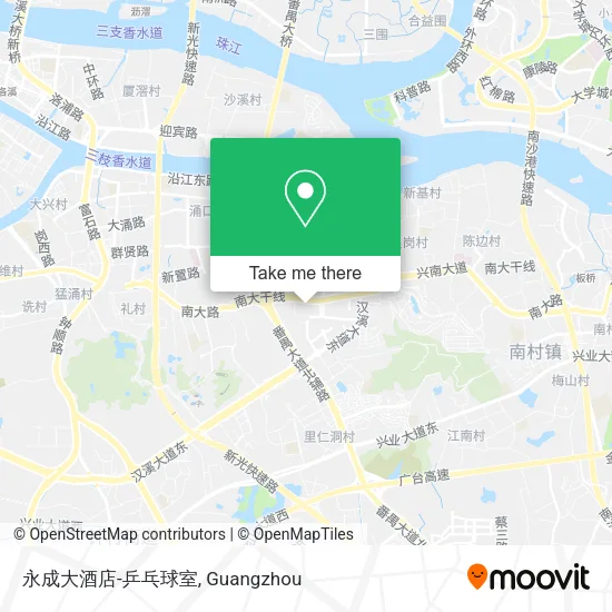 永成大酒店-乒乓球室 map