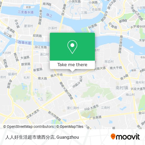 人人好生活超市塘西分店 map