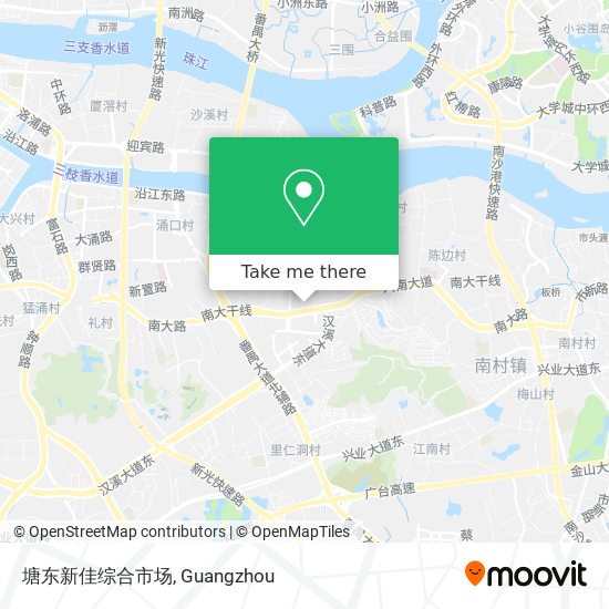 塘东新佳综合市场 map