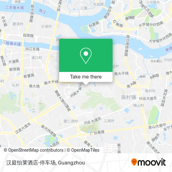 汉庭怡莱酒店-停车场 map