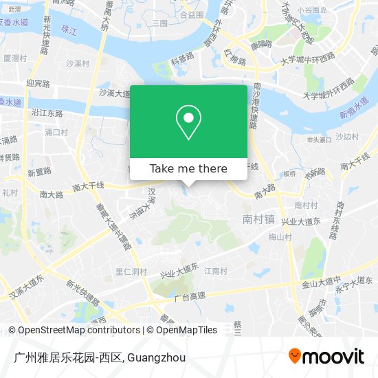 广州雅居乐花园-西区 map