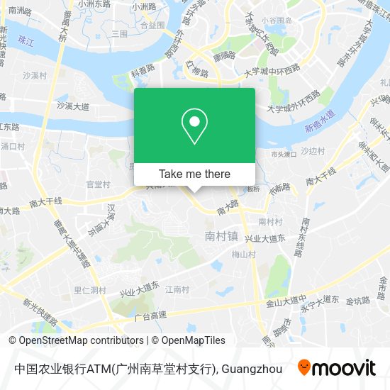 中国农业银行ATM(广州南草堂村支行) map