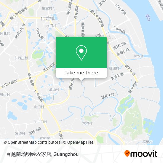 百越商场明经农家店 map