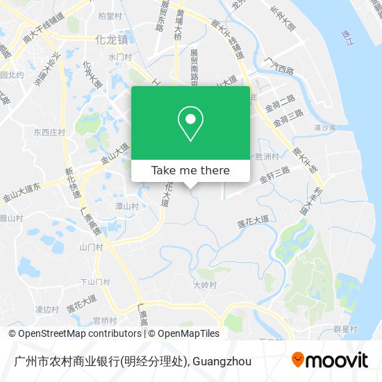 广州市农村商业银行(明经分理处) map
