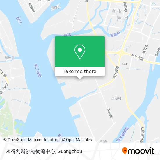 永得利新沙港物流中心 map