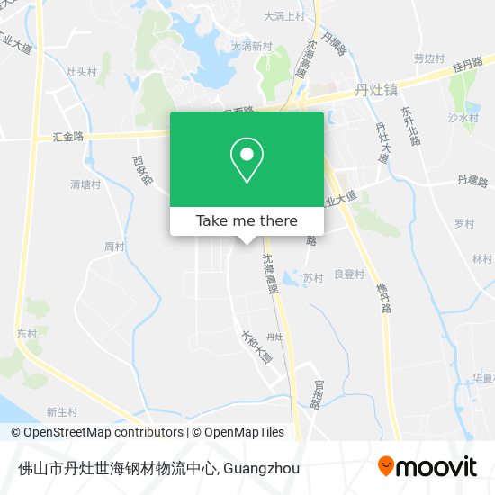 佛山市丹灶世海钢材物流中心 map