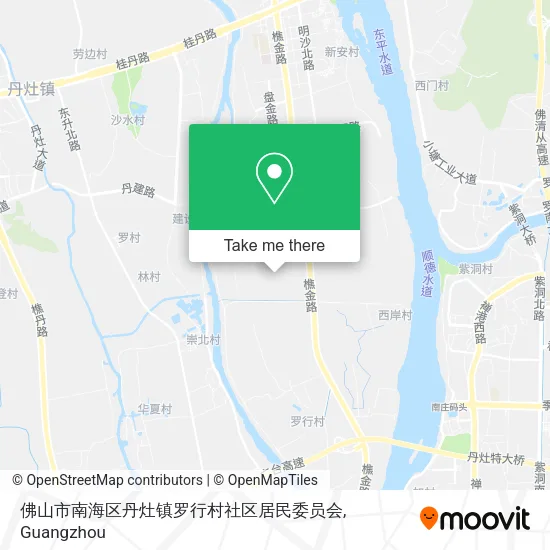 佛山市南海区丹灶镇罗行村社区居民委员会 map
