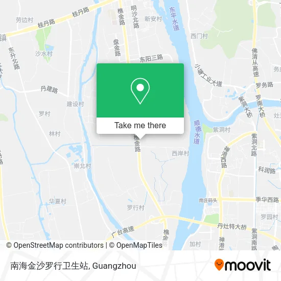 南海金沙罗行卫生站 map